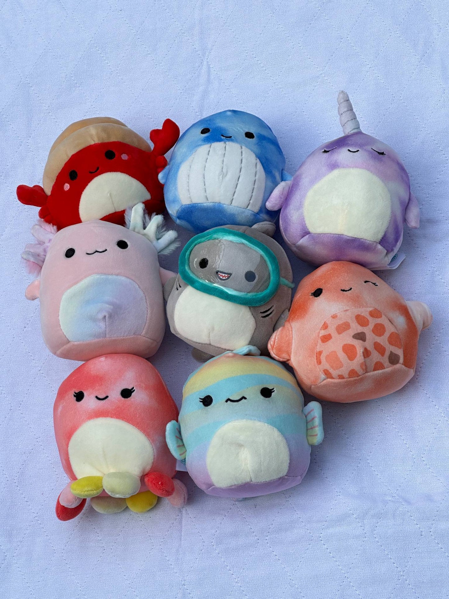 soft plush toys set of 8 baby-safe stuffed animals for babies and toddlers