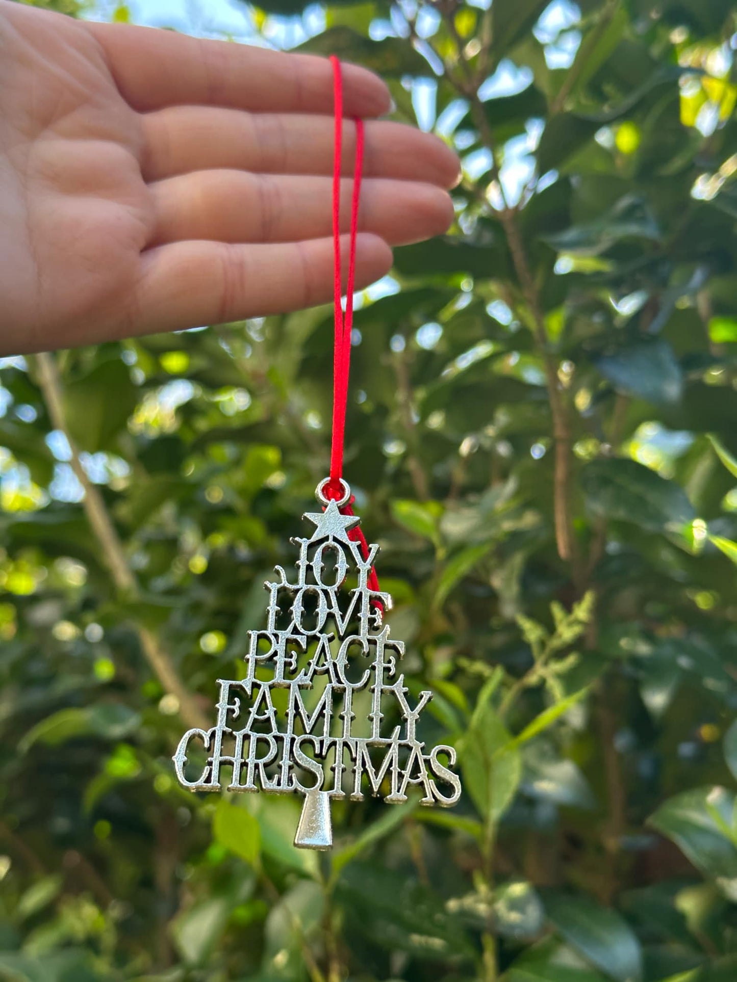 Quote Ornament decoration - Christmas and Holiday