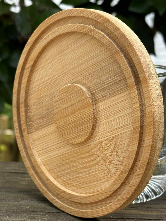 wooden margarita salt sugar rimmer bar accessory single circle cocktail glass rim tray