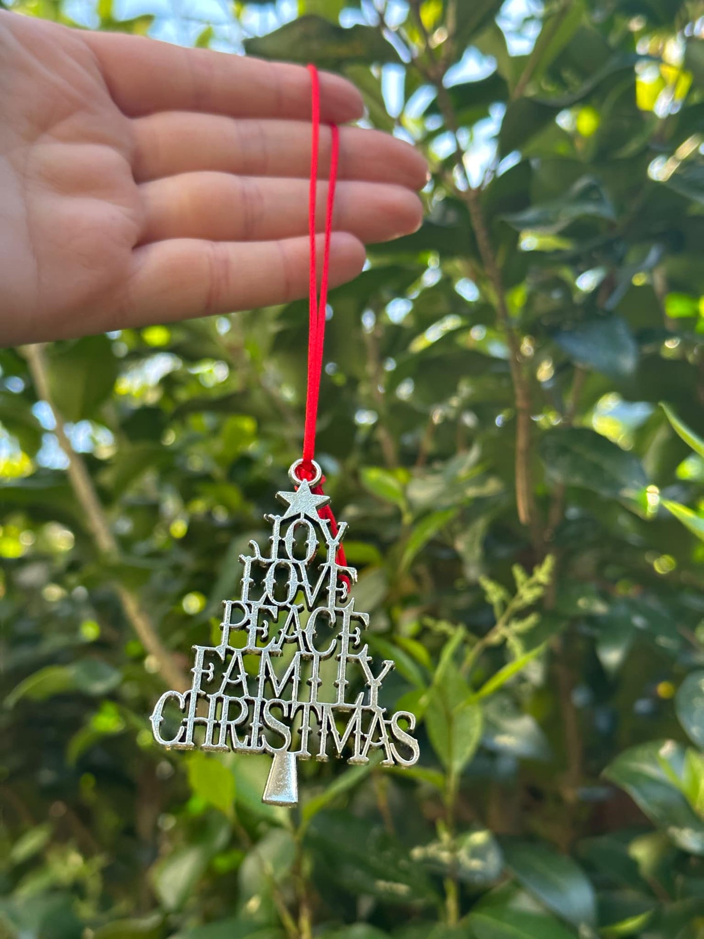 Quote Ornament decoration - Christmas and Holiday