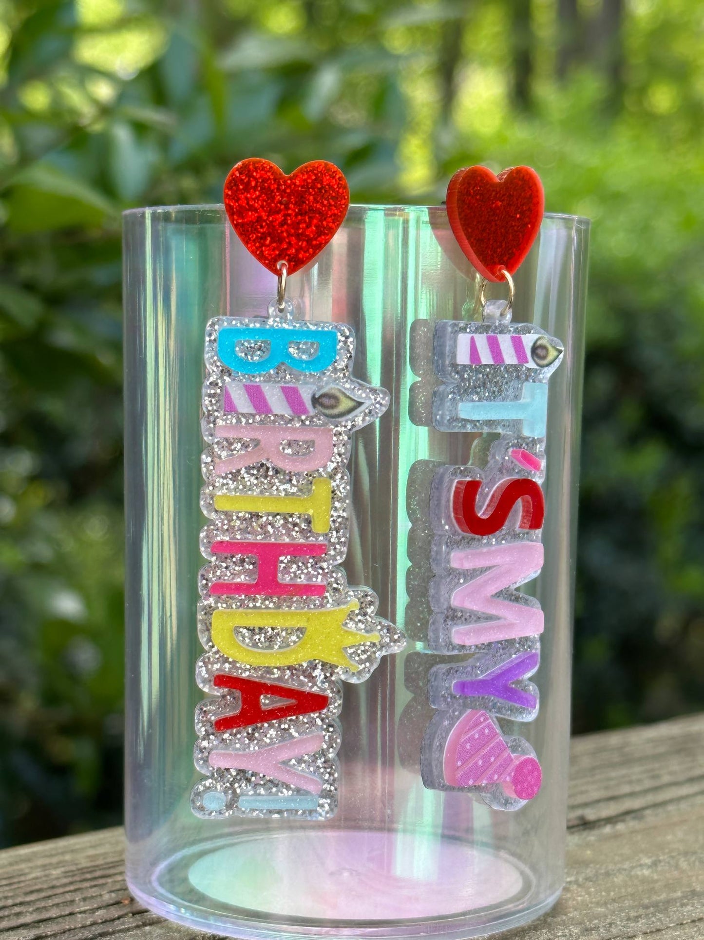 it’s my birthday earrings fun party jewelry celebration gift