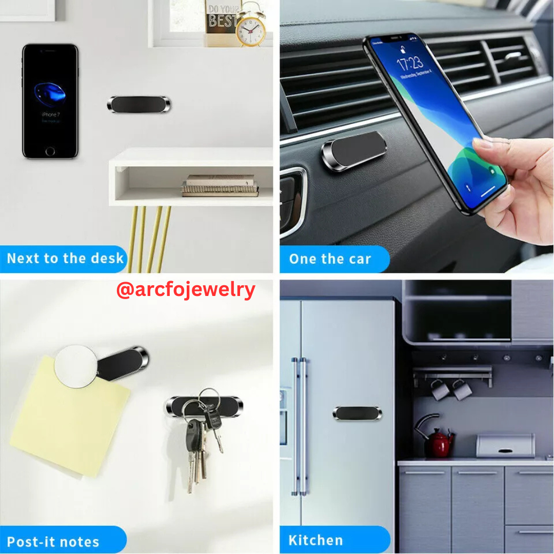 rose magnetic phone holder set 3-piece car mount for dashboard or console