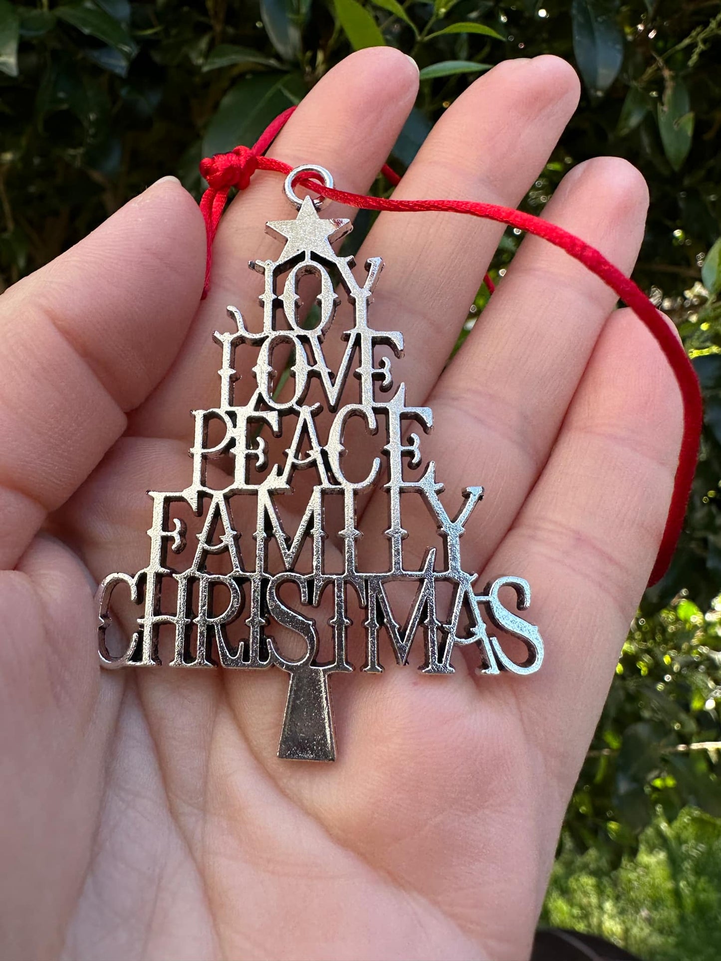 Quote Ornament decoration - Christmas and Holiday