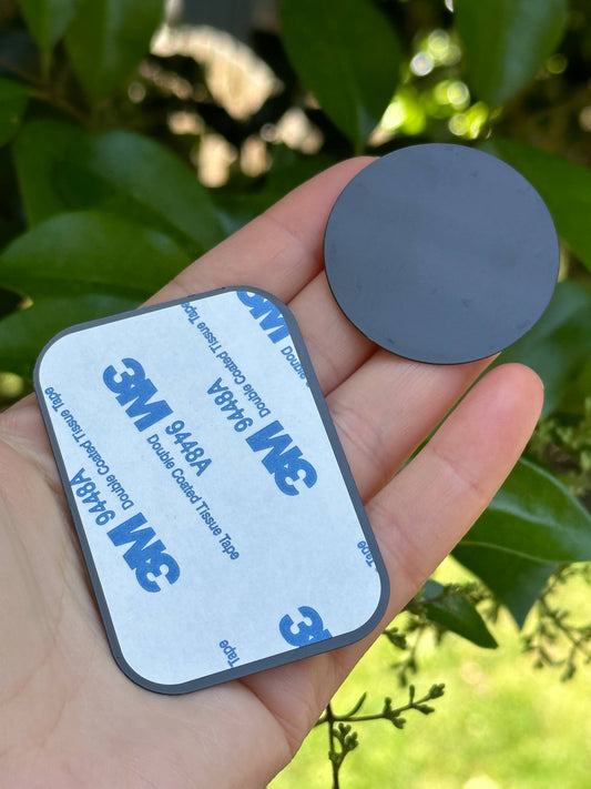 set of 8 metal plates adhesive replacement for magnetic car phone holder