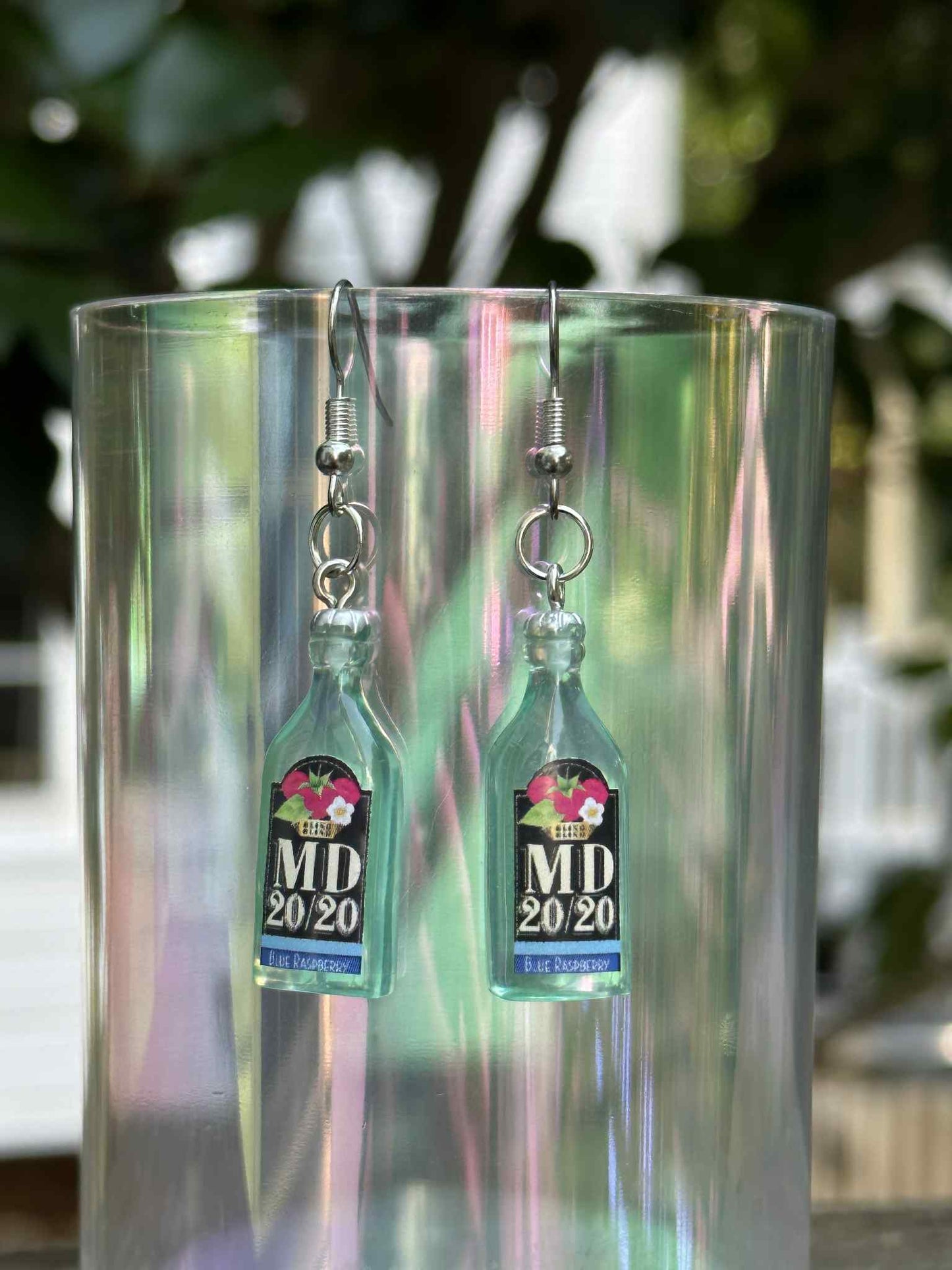 mini wine bottle earrings 2020 vintage handmade gift for wine lovers