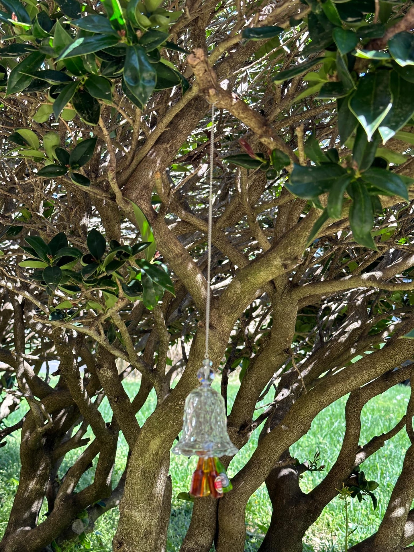 Mini Bell with 4 beer Bottle Ornaments