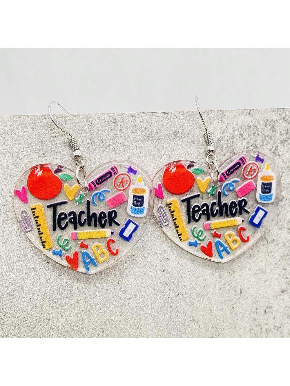 Teacher earring stylish