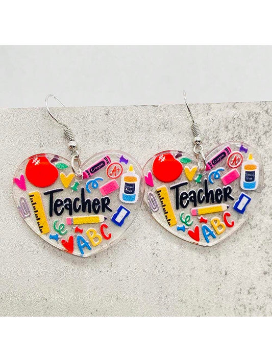 Teacher earring stylish