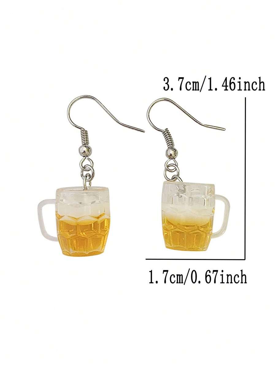 Charming Mini Mug Earrings for Women – Oktoberfest-Inspired Accessory