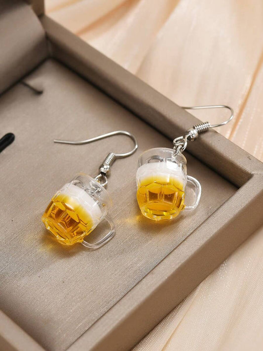 Charming Mini Mug Earrings for Women – Oktoberfest-Inspired Accessory