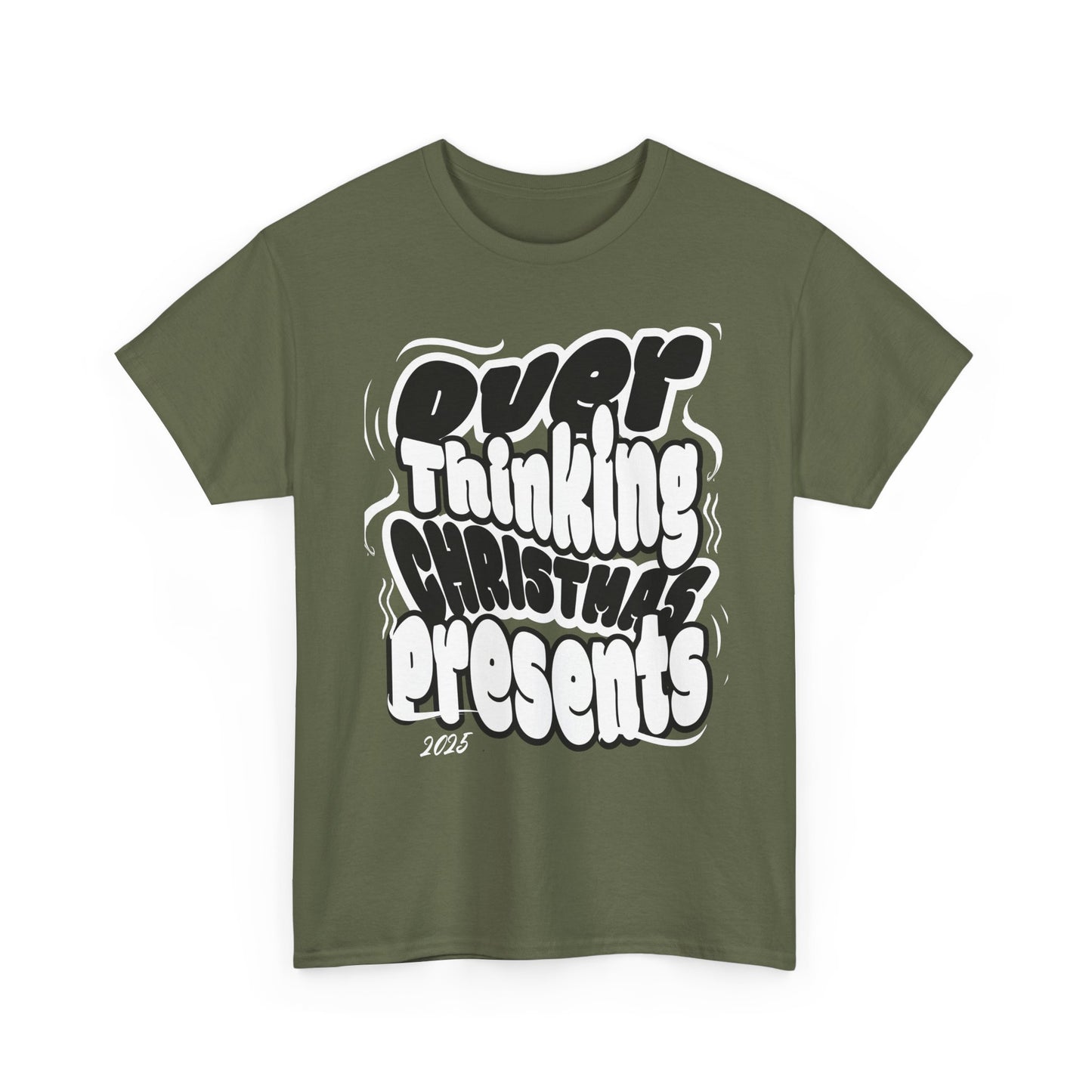 T-Shirt, Overthinking Christmas Presents, Funny