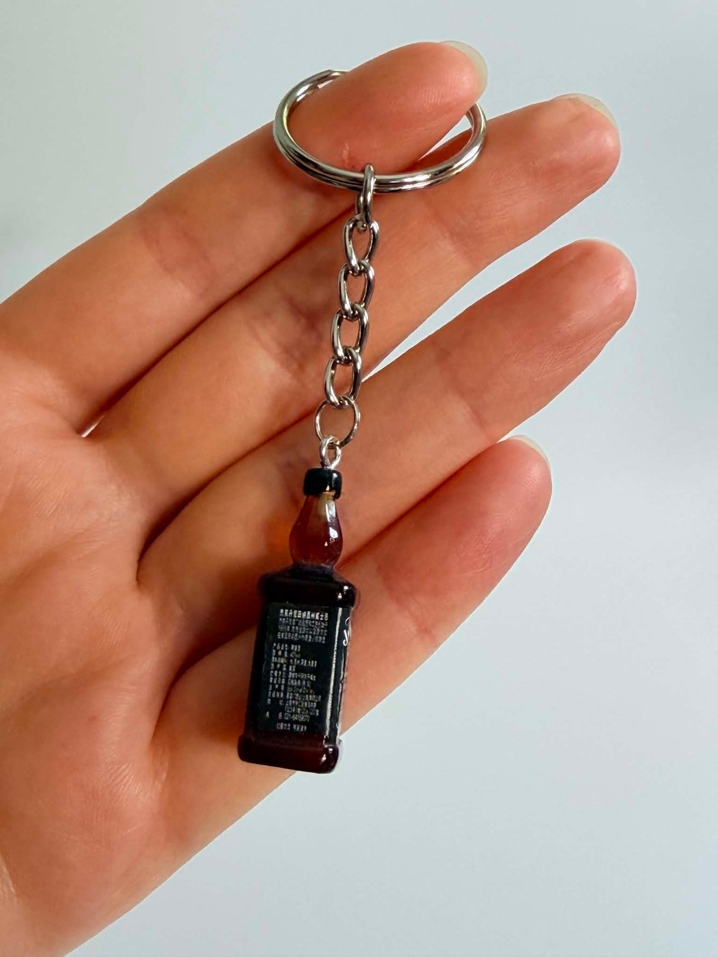 Mini drink Bottle Inspired Keychain