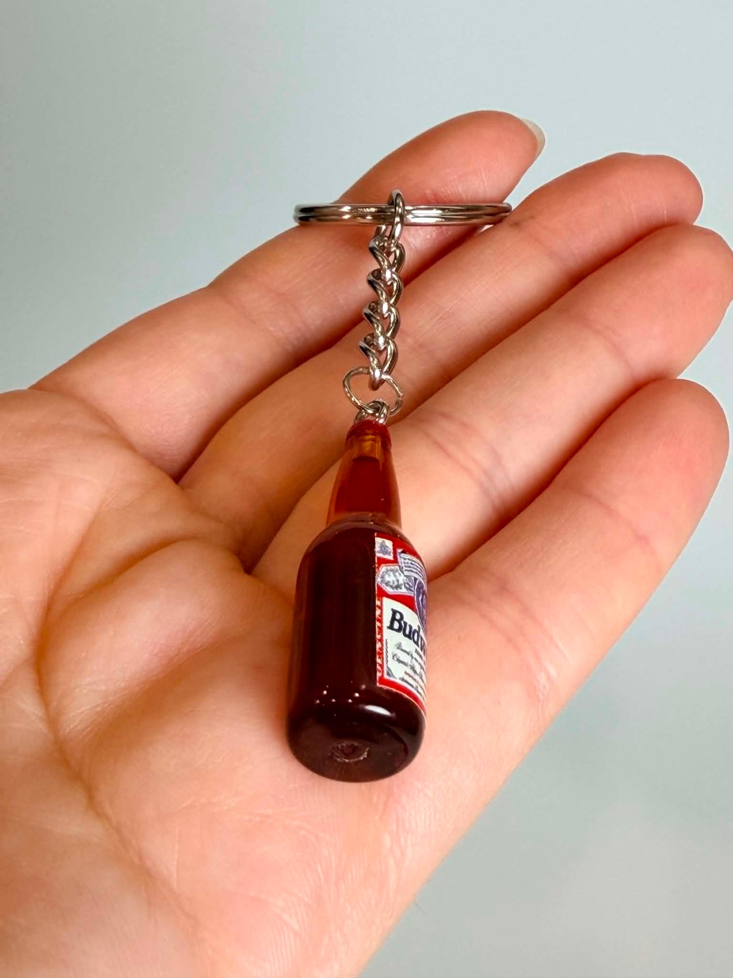 Mini drink Bottle Keychain Accessory Design