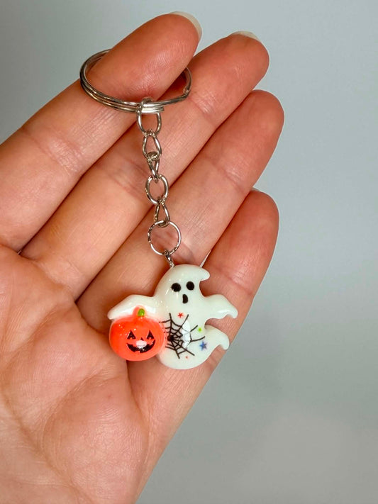 Mini Early Halloween Keychain. Cute Accessory for Bags, Keys and Gifts