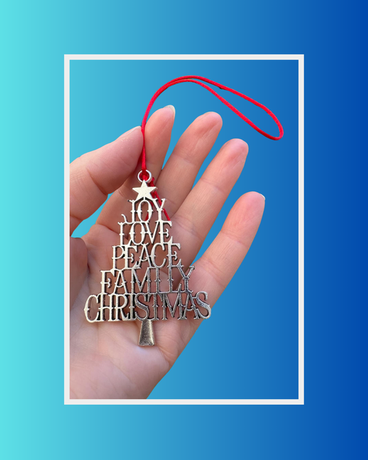 Quote Ornament decoration - Christmas and Holiday