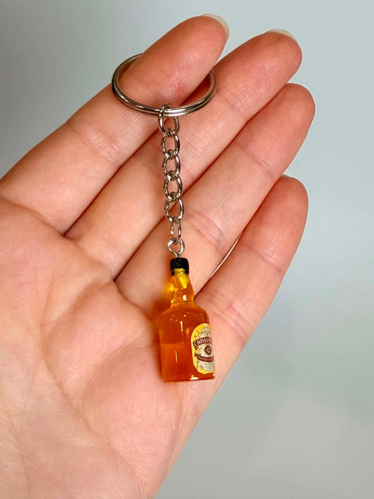 Mini drink Bottle Keychain. Cute Accessory for Bags, Keys and Gifts