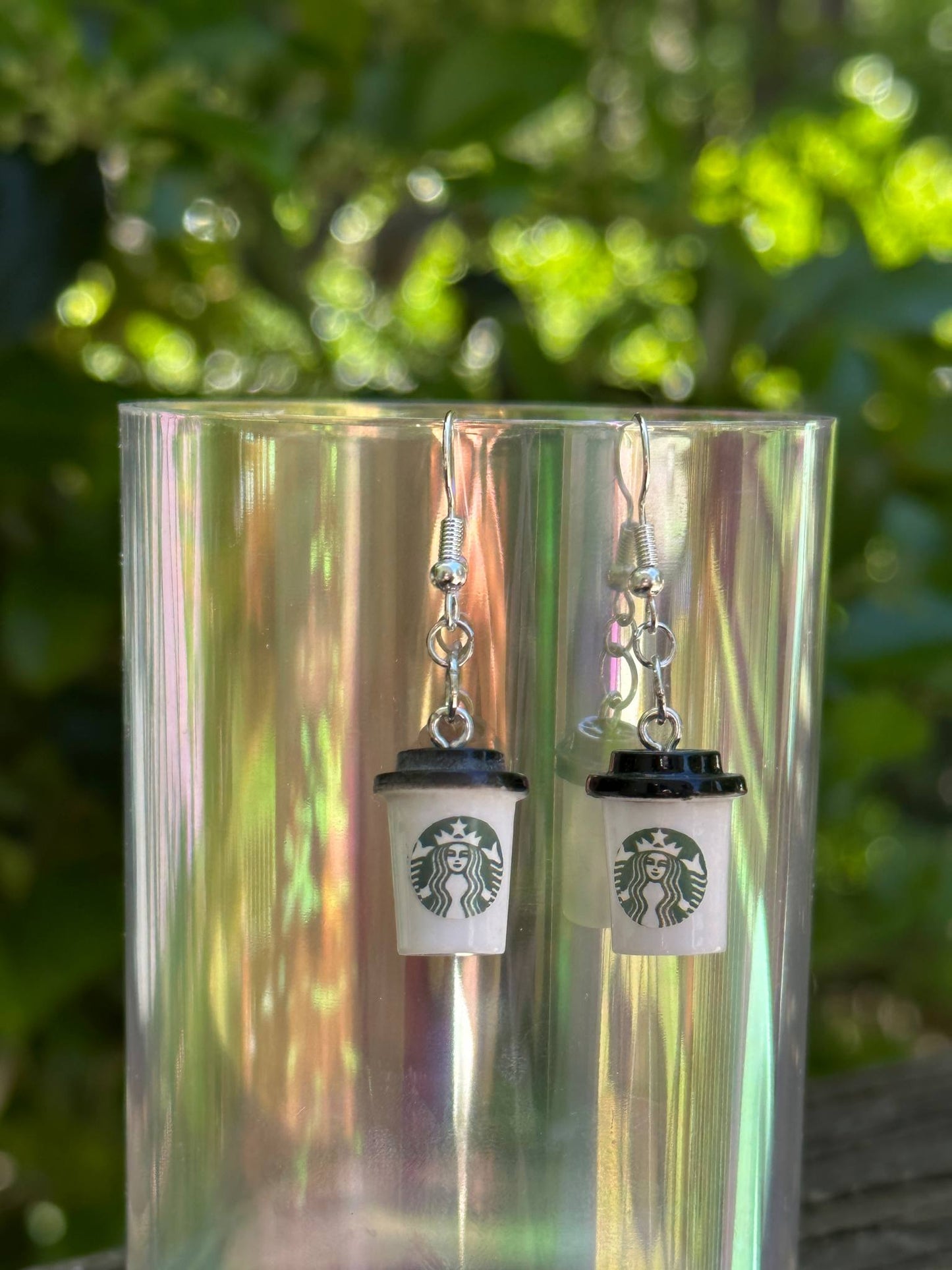 Mini Starb. to go cup coffee earrings
