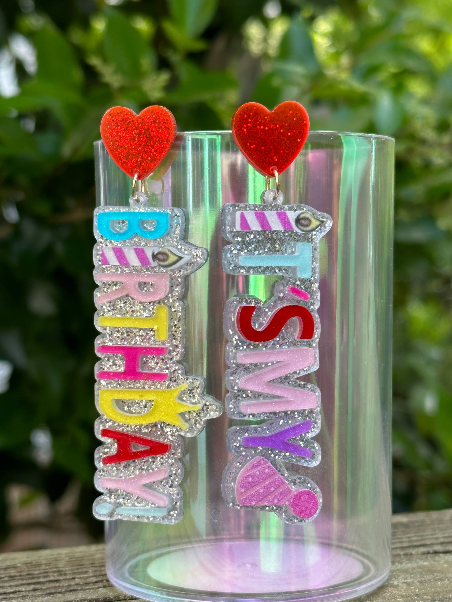 it’s my birthday earrings fun party jewelry celebration gift