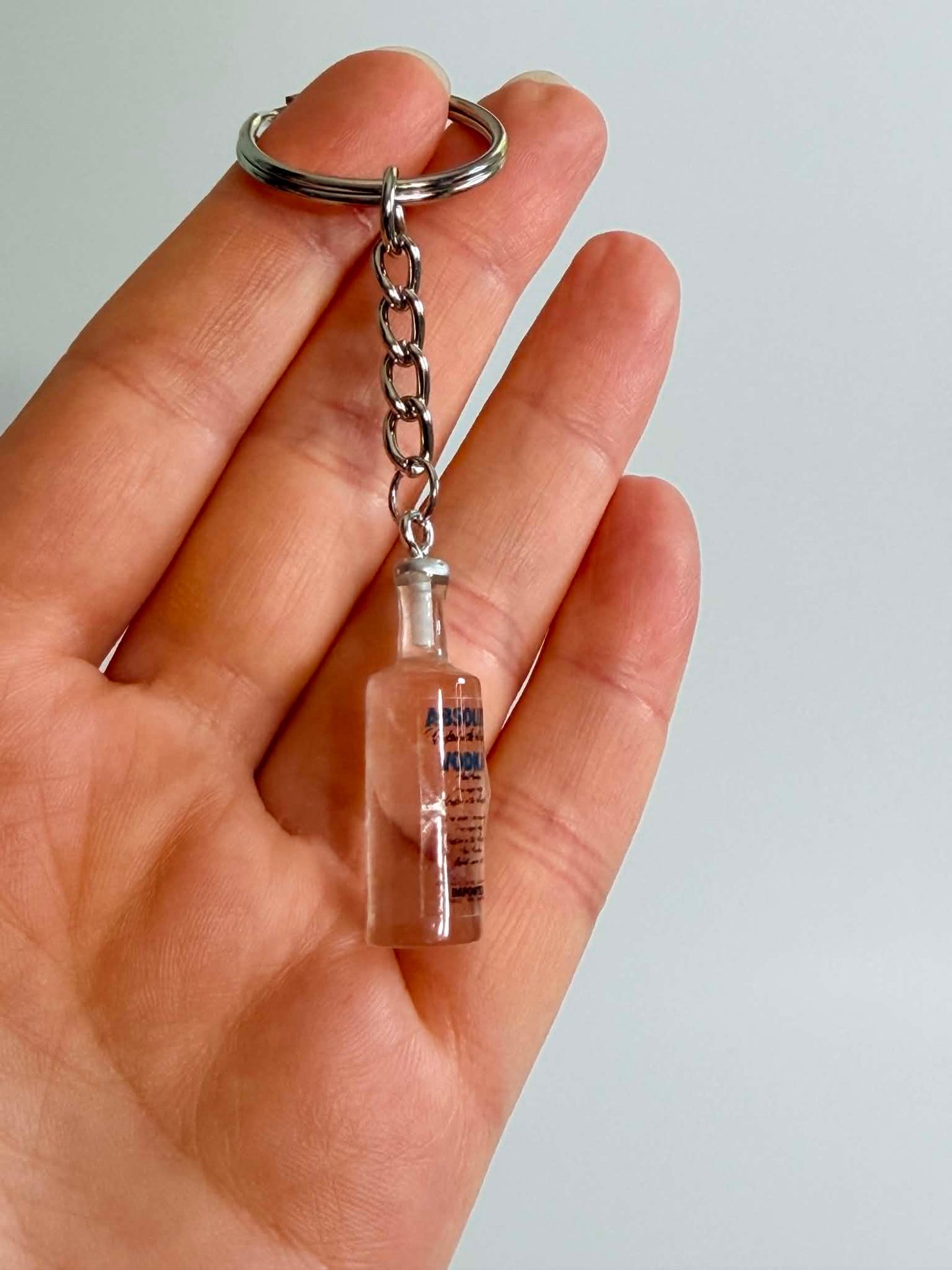 Mini drink Bottle Keychain Accessory Design