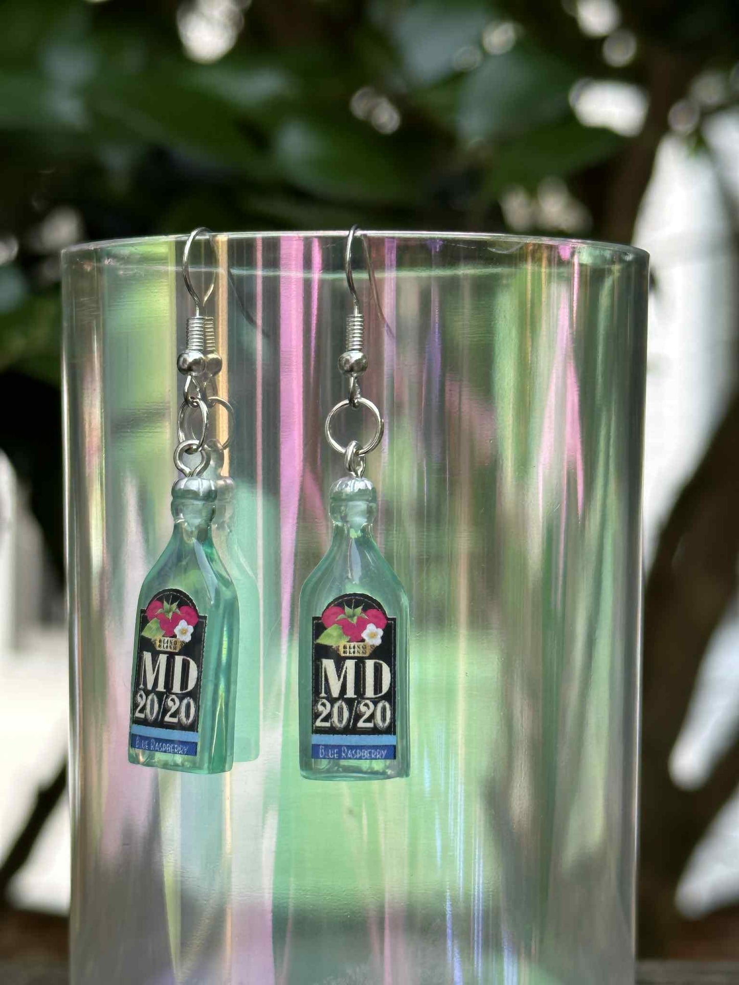 mini wine bottle earrings 2020 vintage handmade gift for wine lovers