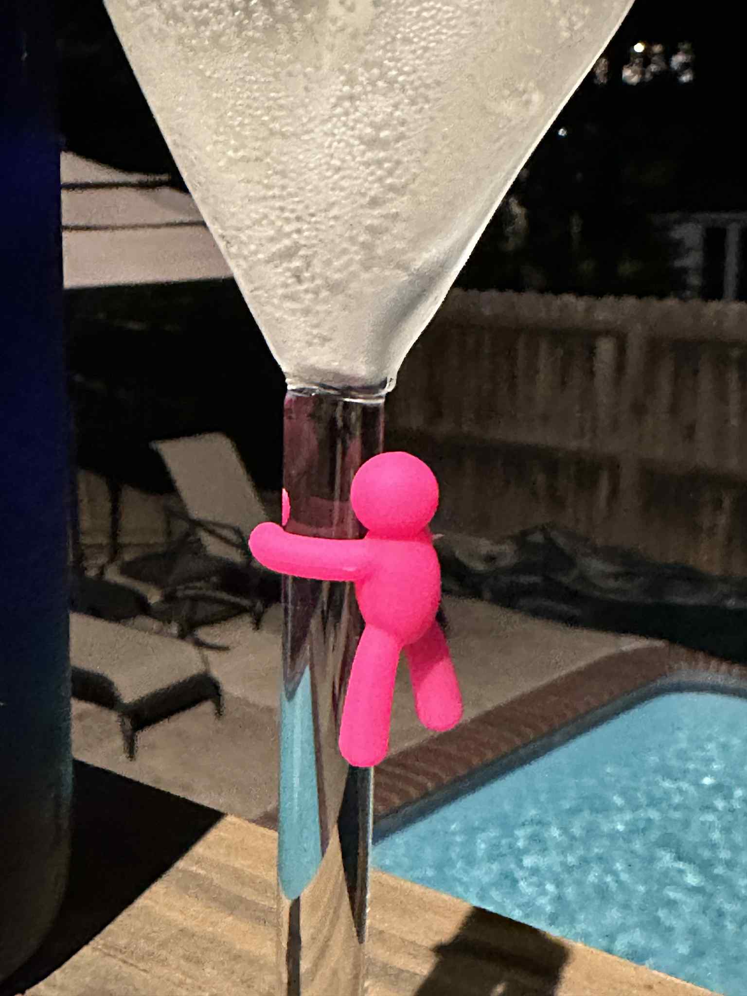 Silicone Wine Glass Charm, great gift for cocktail lovers, bartenders and besties