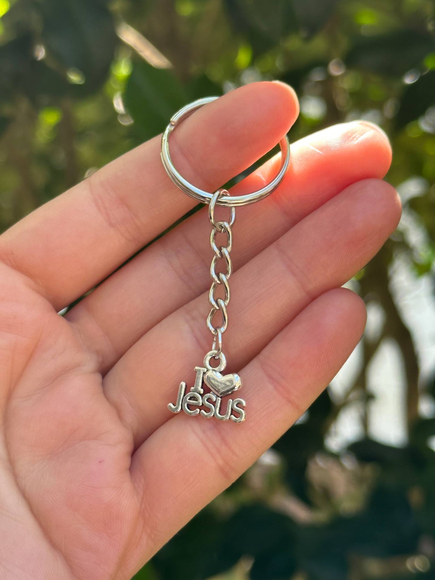 Keychain I love Jesus - religion quotes