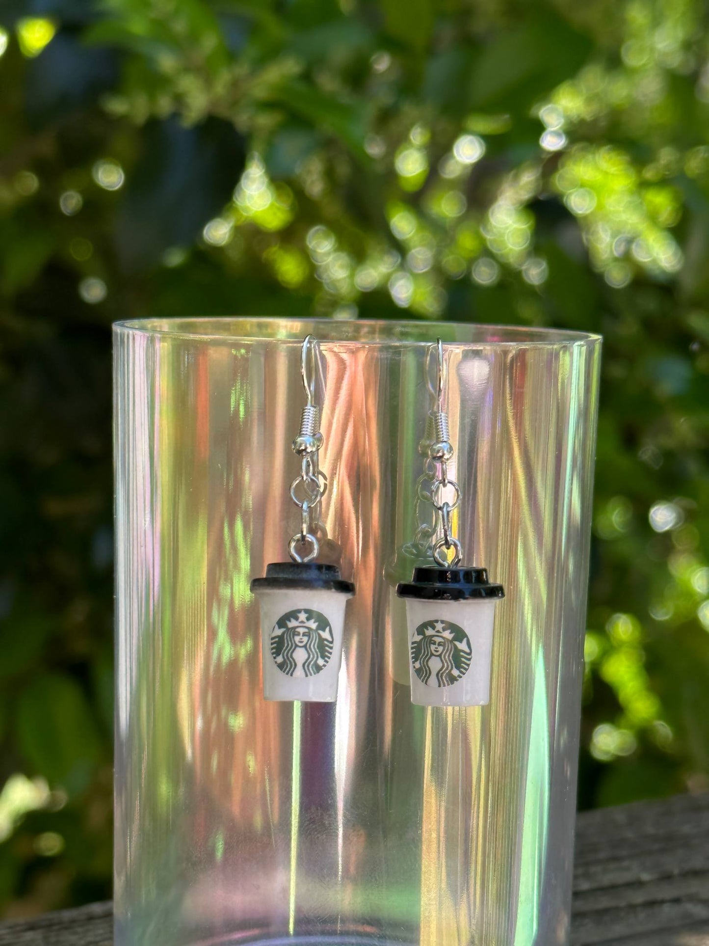 Mini Starb. to go cup coffee earrings