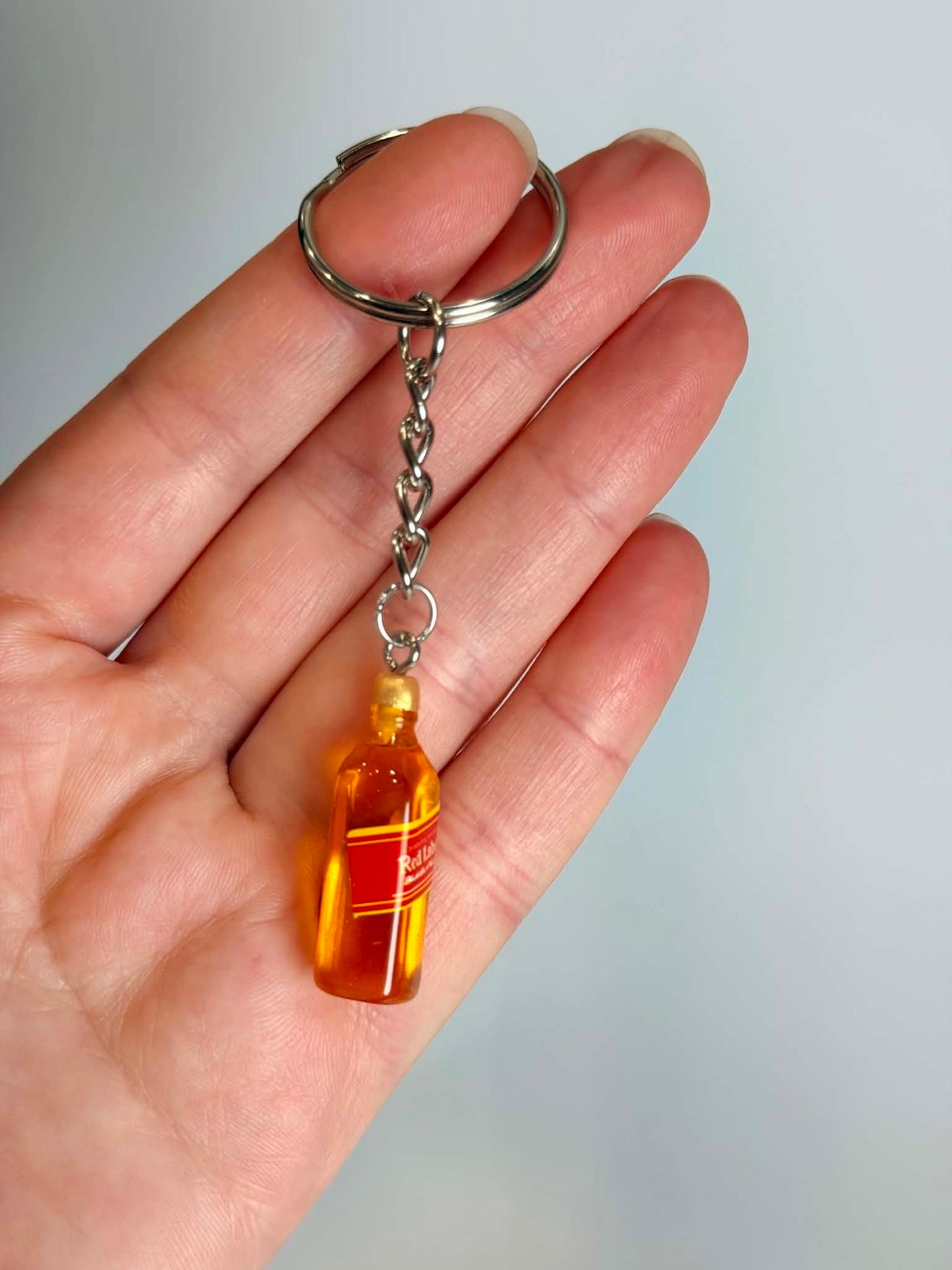 Mini drink Bottle Keychain Accessory Design