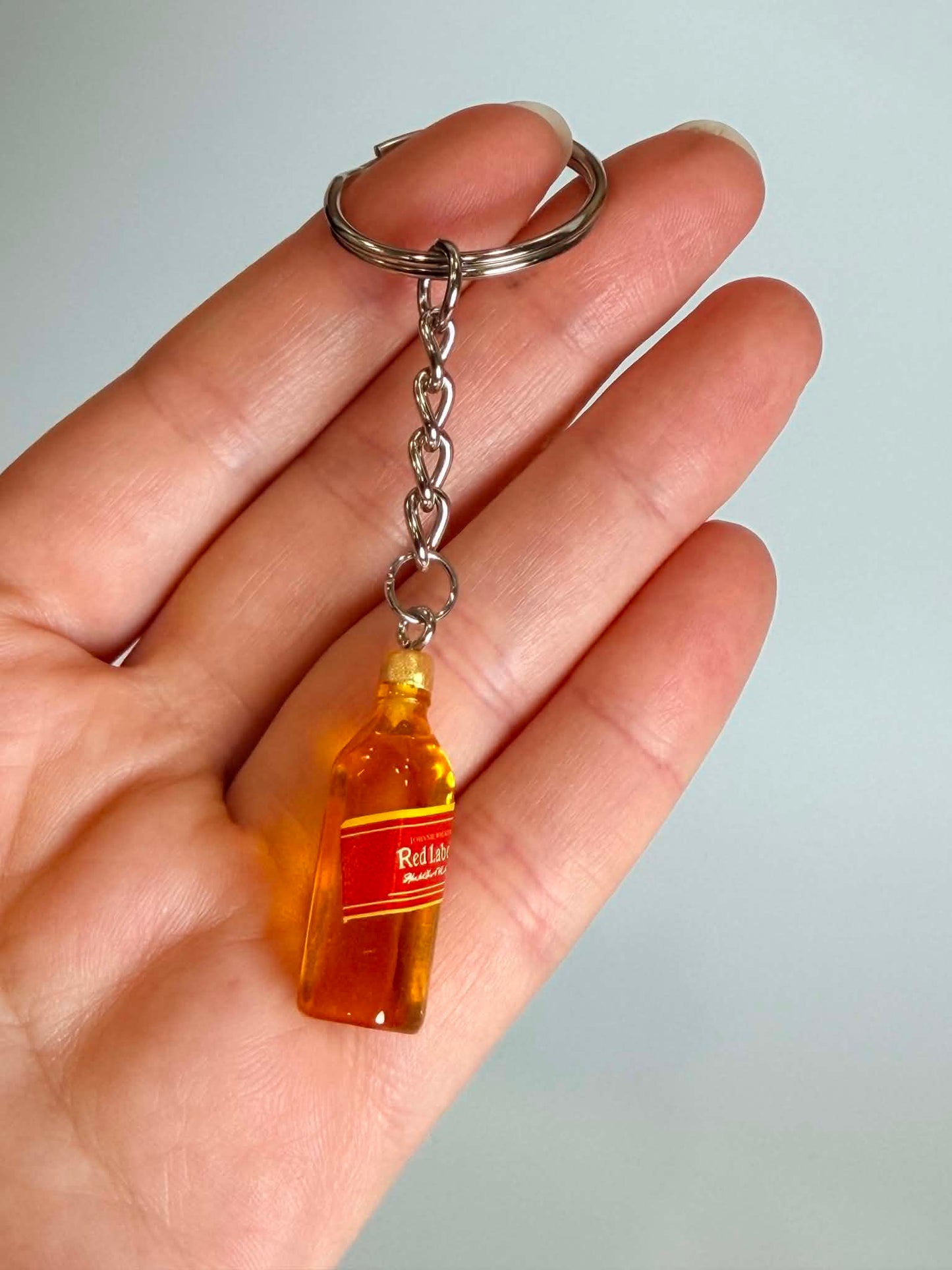 Mini drink Bottle Keychain Accessory Design