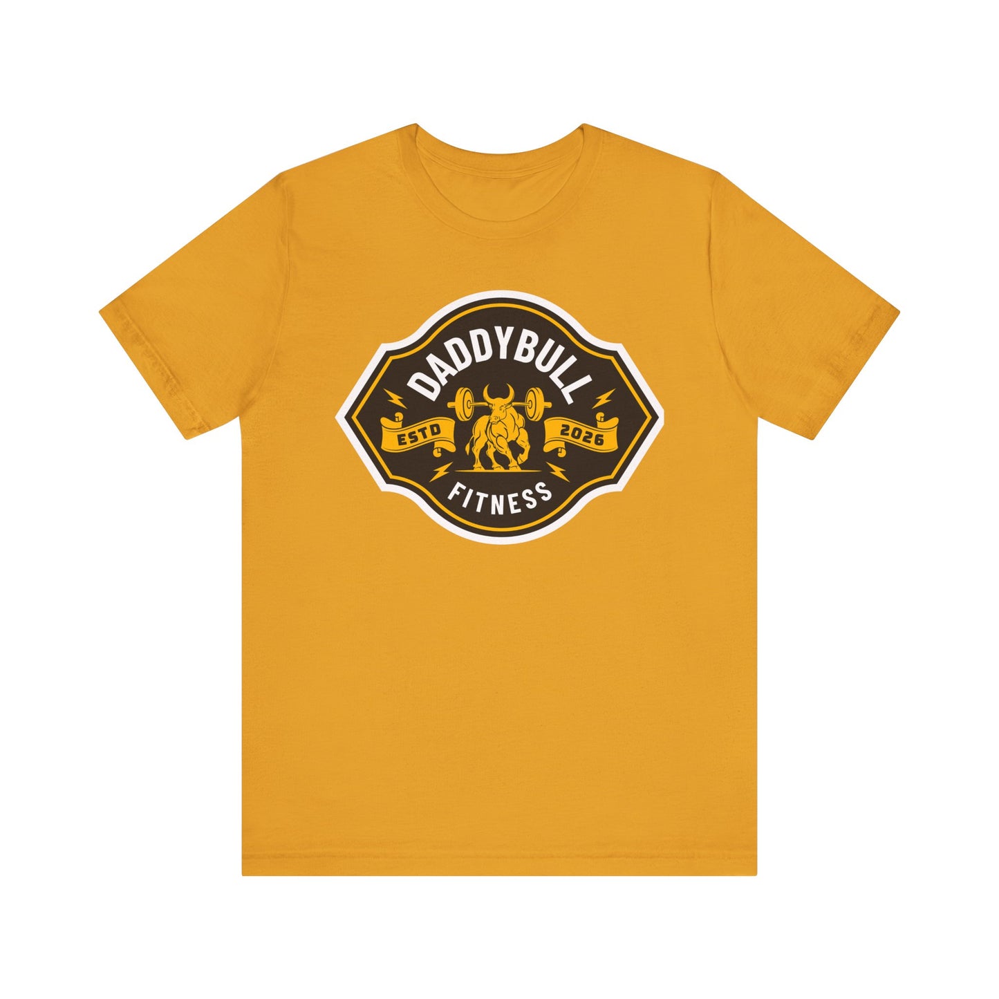 DaddyBull Fitness T-Shirt, Vintage Gym Tee