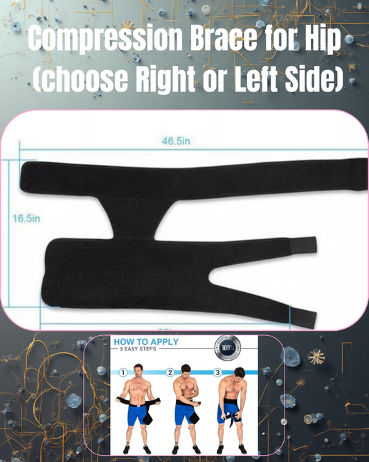 Unisex Hip Support Brace for Right or Left Side