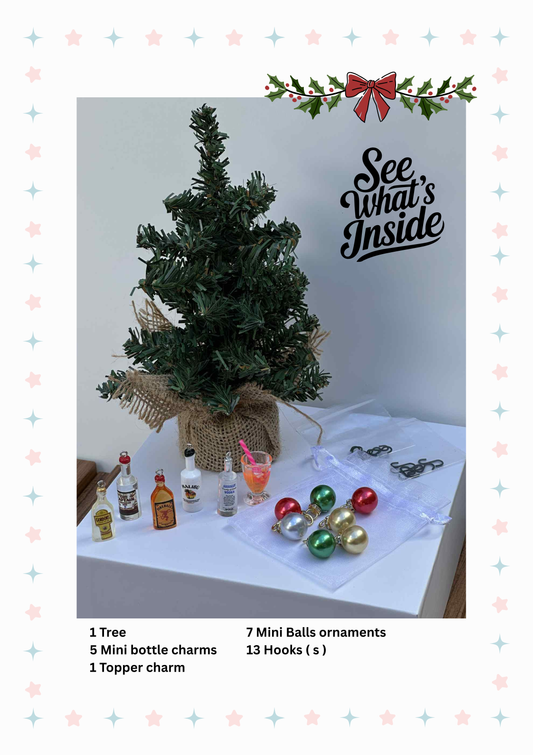 Mini Christmas Ornaments for Mini Tree Decorations Small Christmas Ornaments Resin Miniatures for Craft Christmas Decor