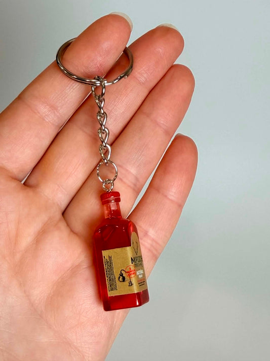 Mini drink Bottle Keychain Accessory Design