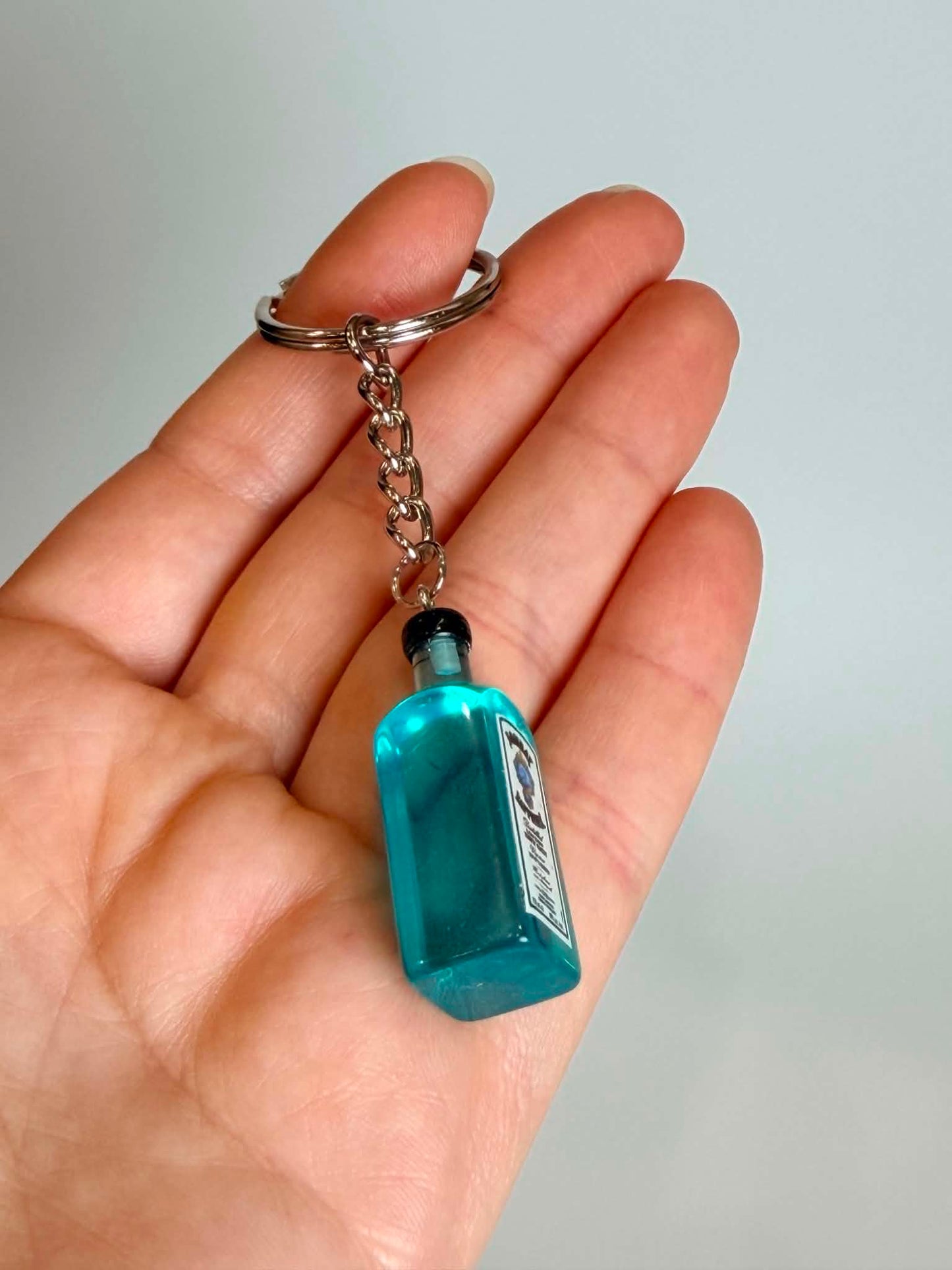 Mini drink Bottle Keychain Accessory Design