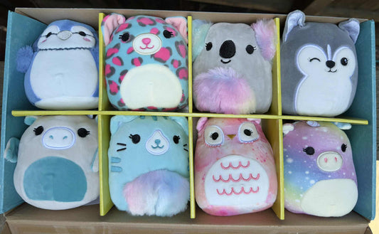 plush toys set of 8 soft stuffed animals for babies and kids gift set