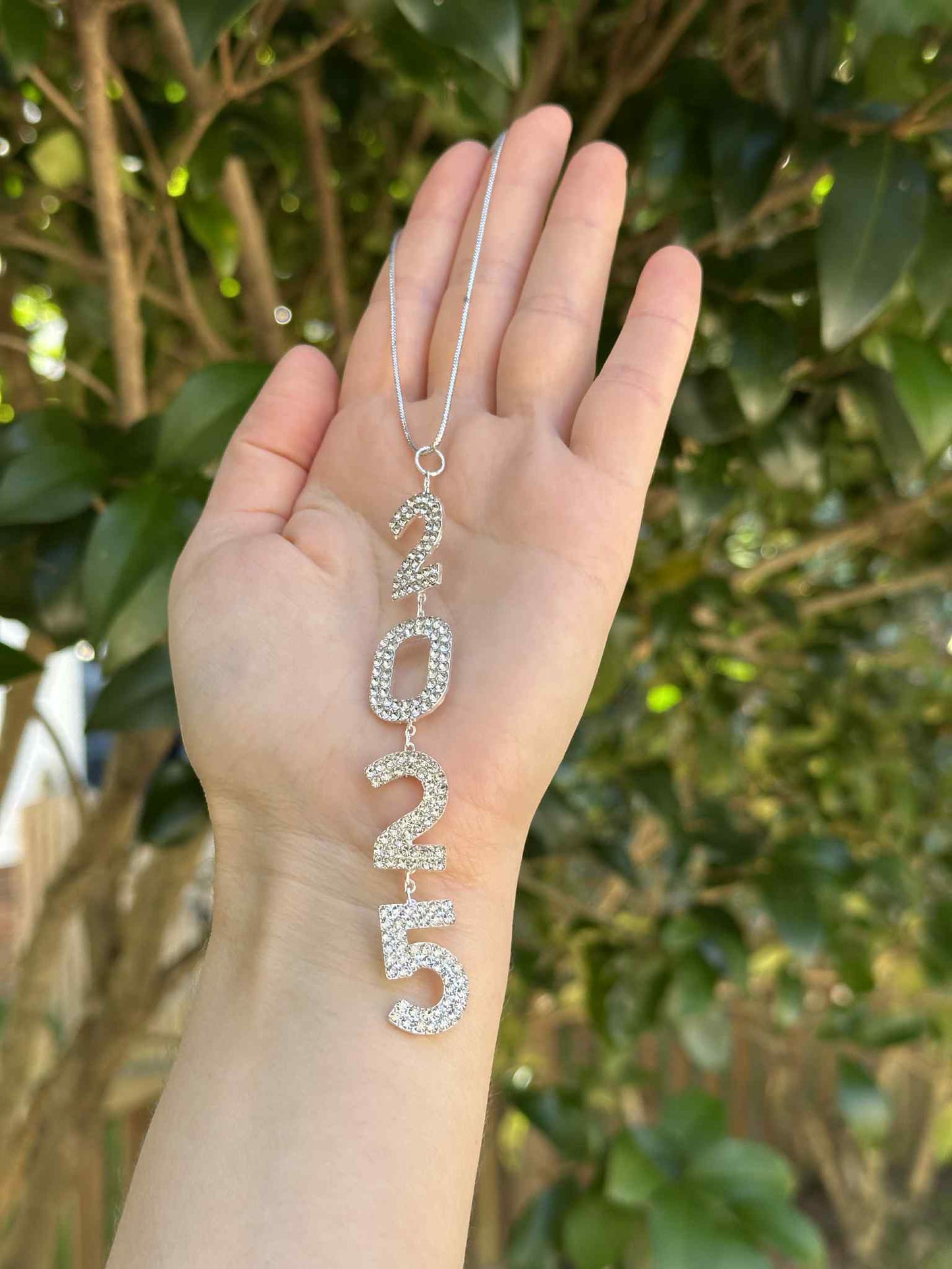 Bye Bye 2025 Ornament – Sparkling Number Decoration for New Year and Holiday Celebrations