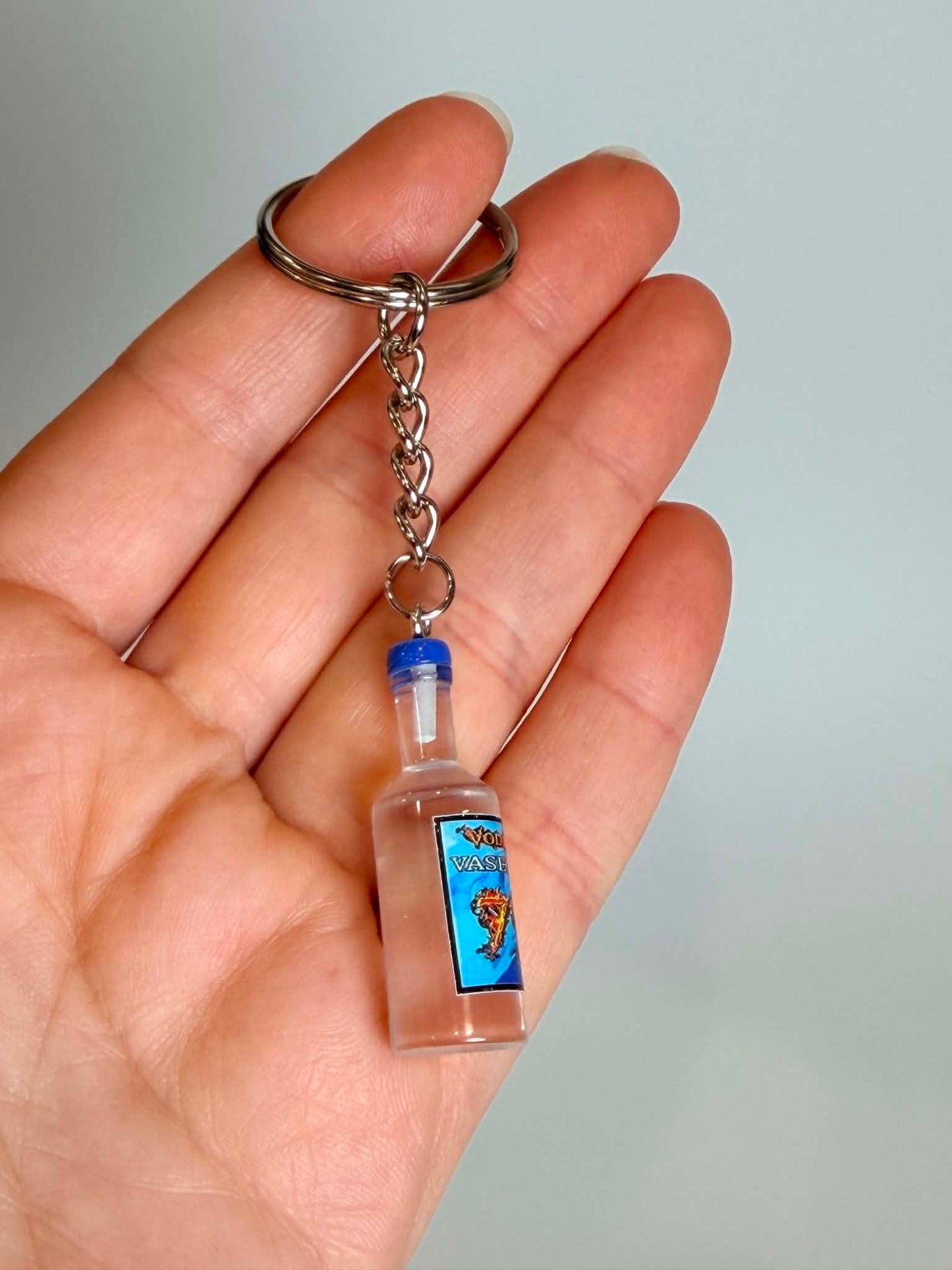 Mini drink Bottle Keychain Accessory Design