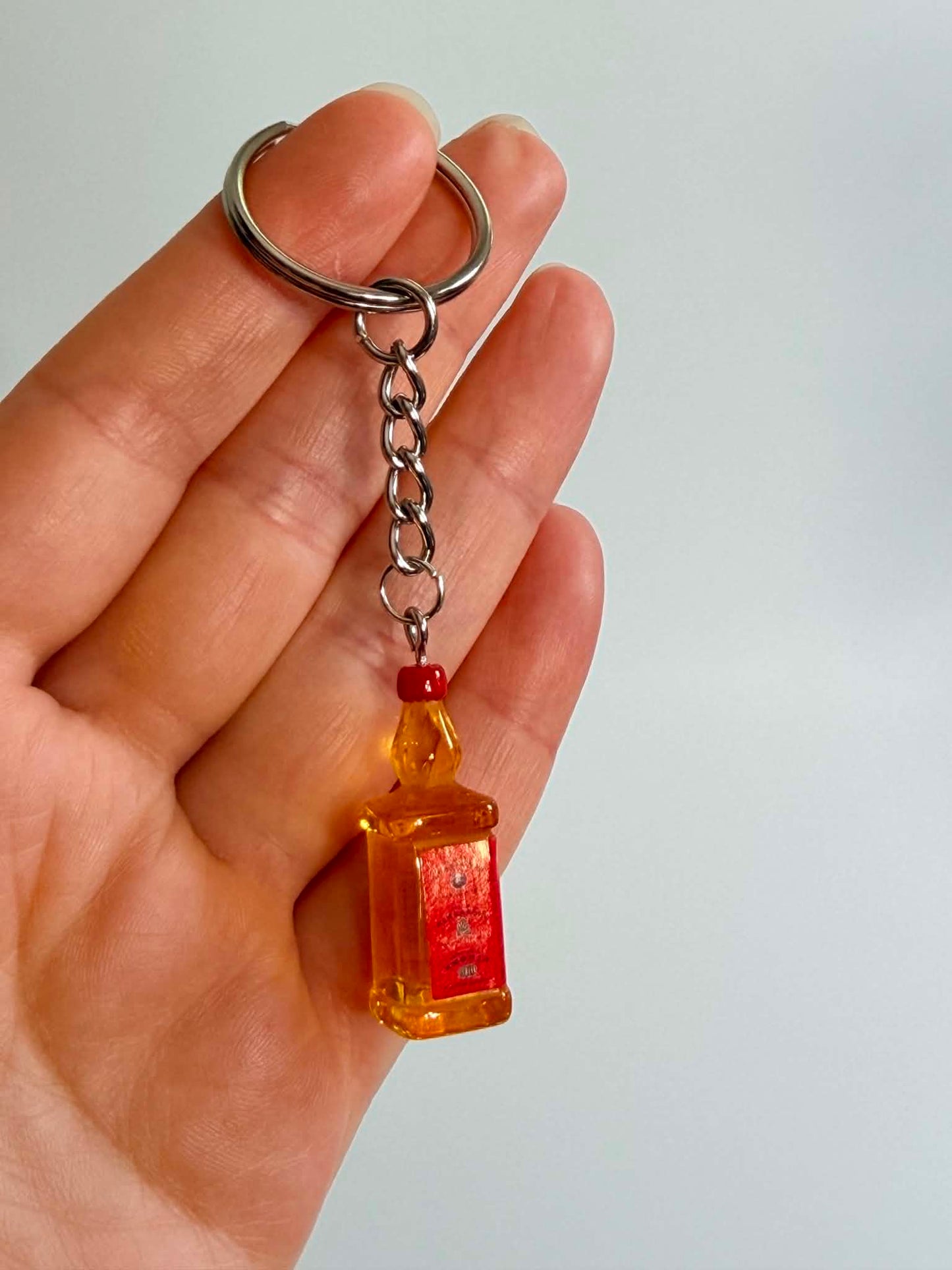 Mini drink Bottle Inspired Keychain decor