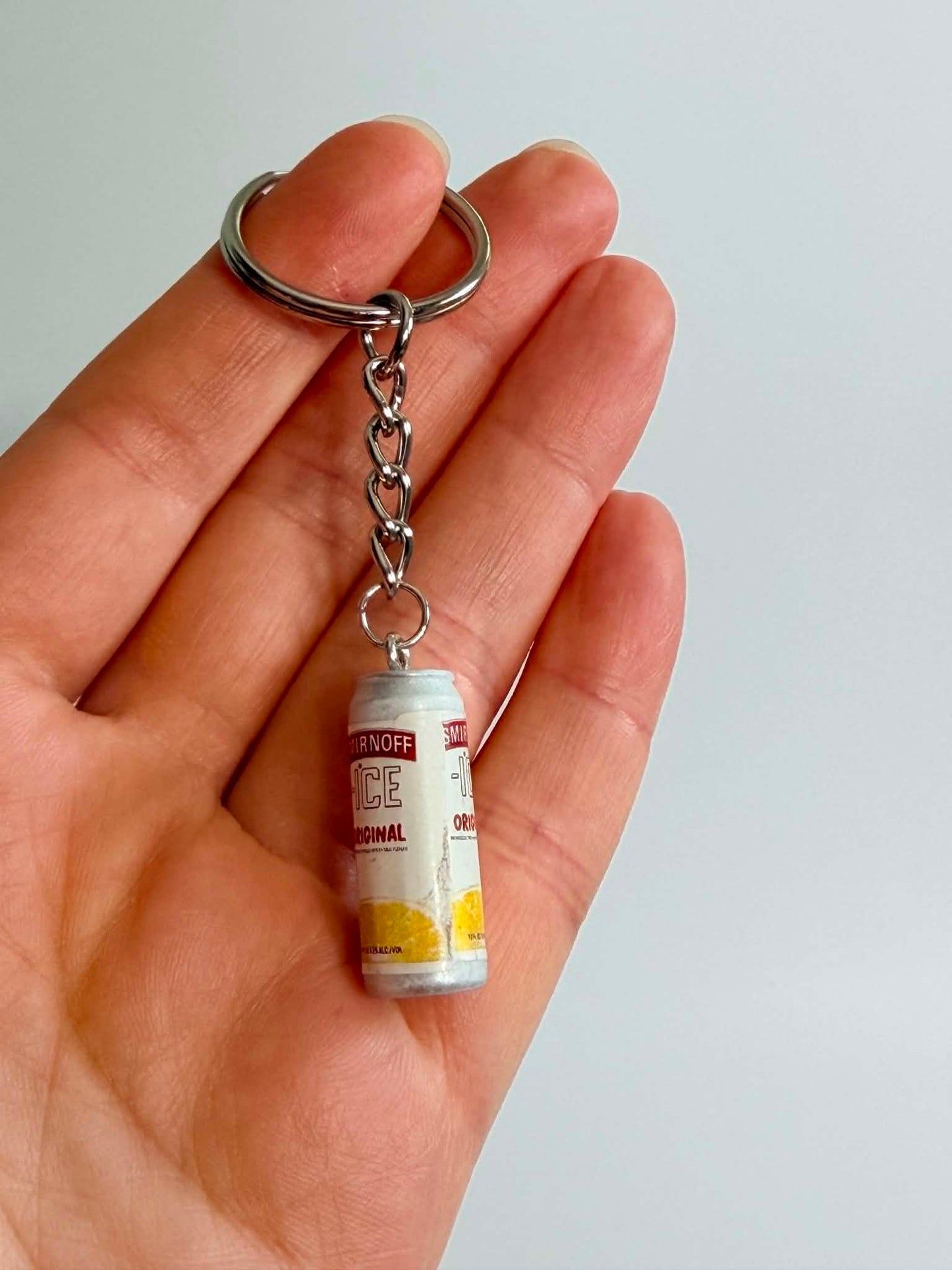Mini drink Bottle Keychain Accessory Design