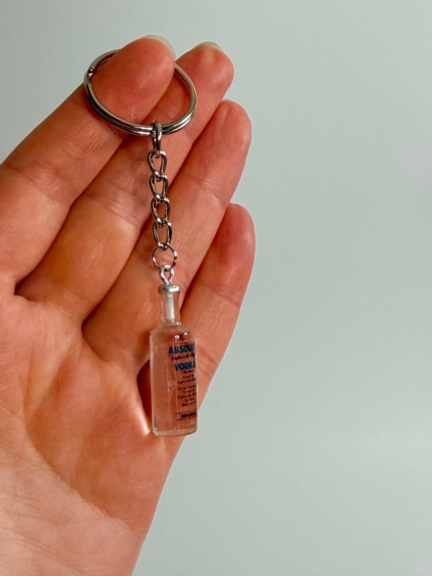 Mini drink Bottle Keychain Accessory Design