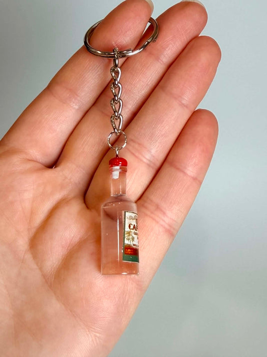 Mini drink Bottle Keychain Accessory Design
