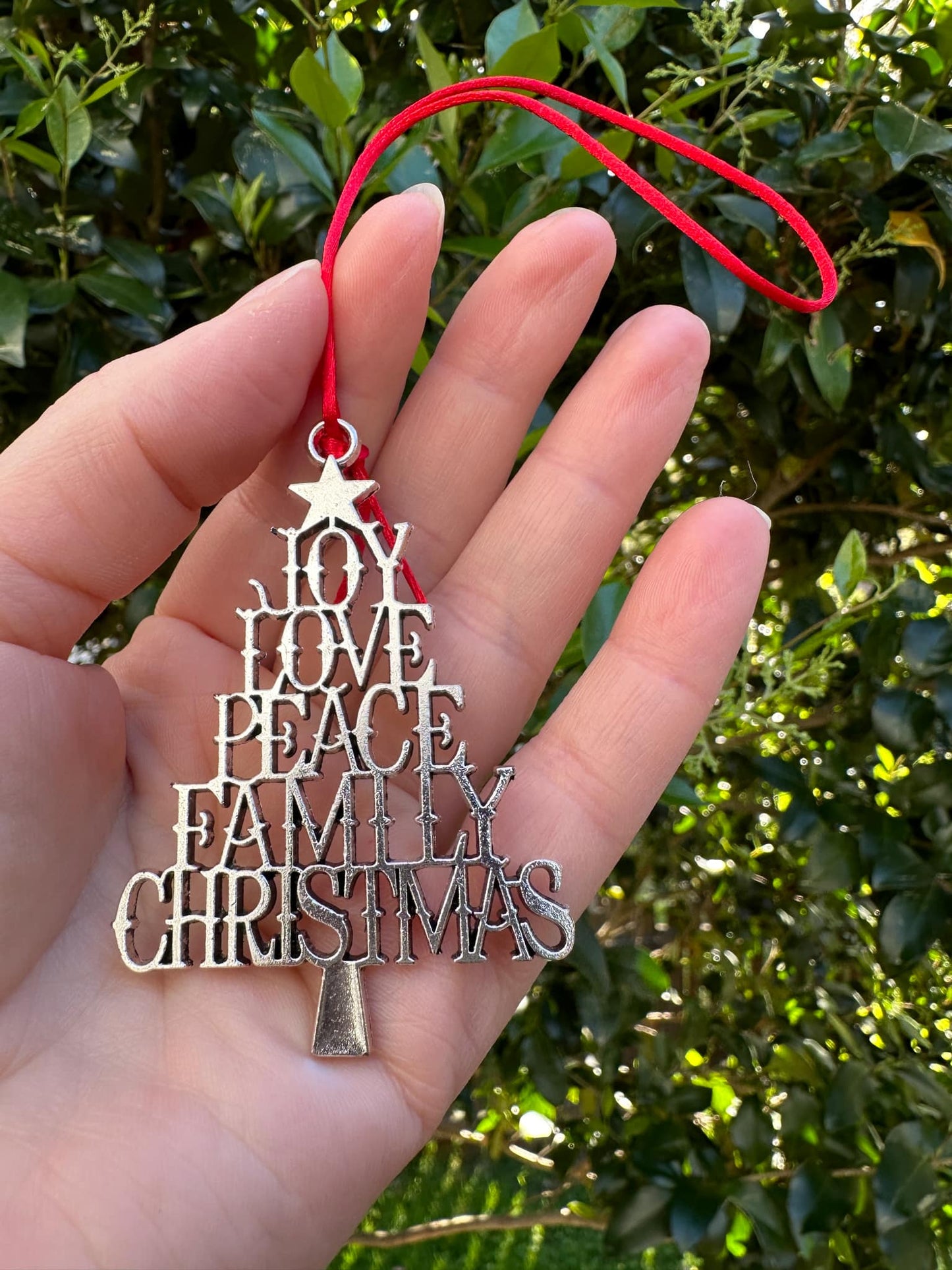 Quote Ornament decoration - Christmas and Holiday