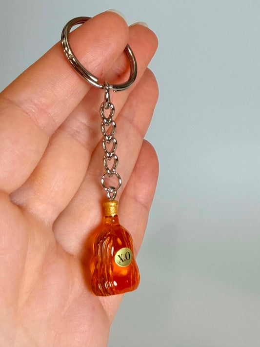 Mini drink Bottle Keychain. Cute Accessory for Bags, Keys and Gifts