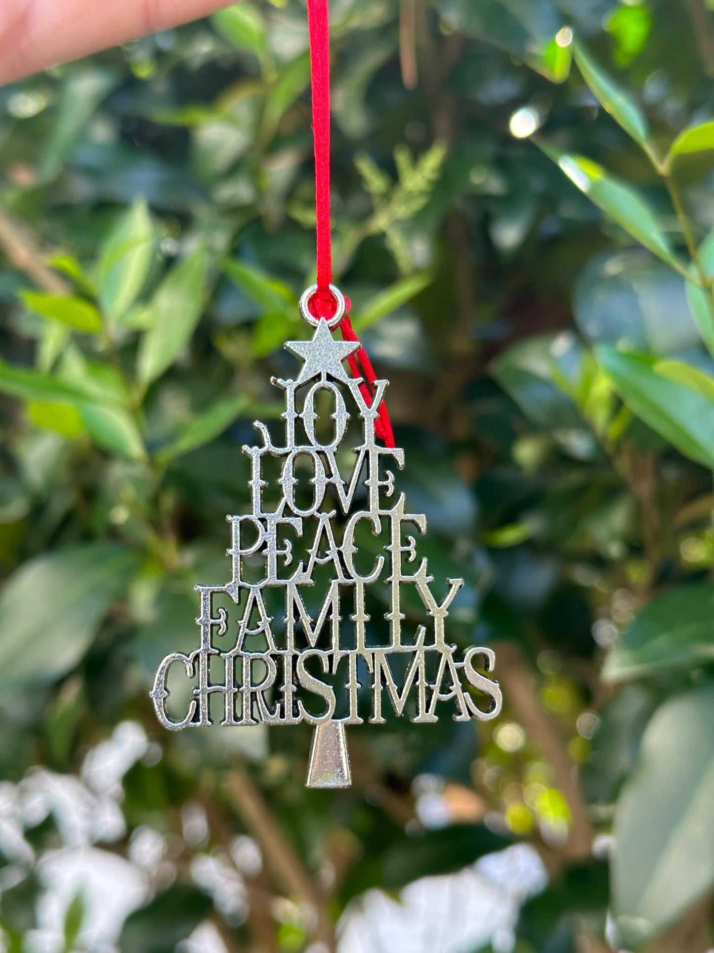 Quote Ornament decoration - Christmas and Holiday
