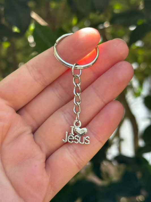 Keychain I love Jesus - religion quotes