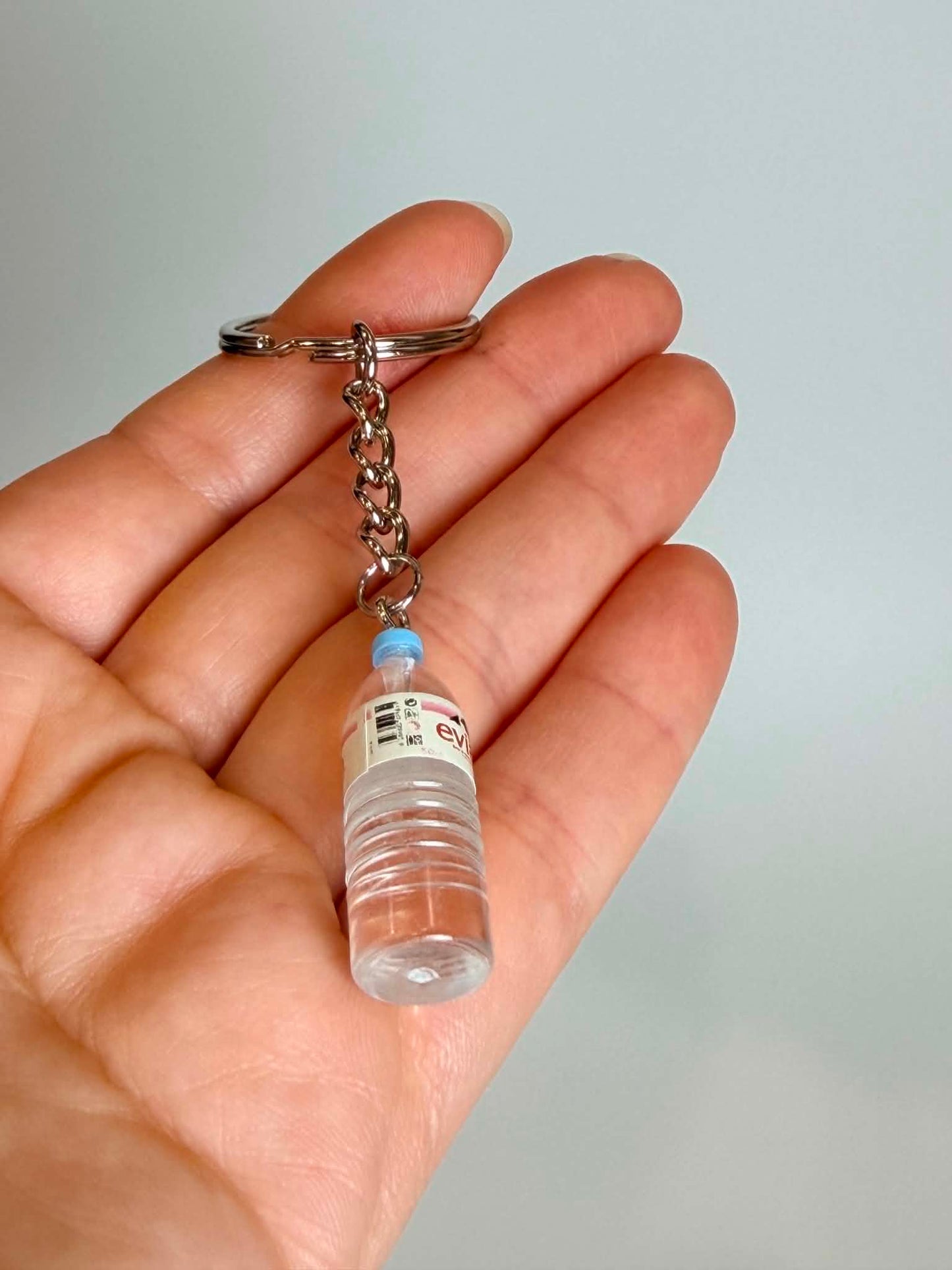 Mini water drink Bottle Keychain Accessory Design.