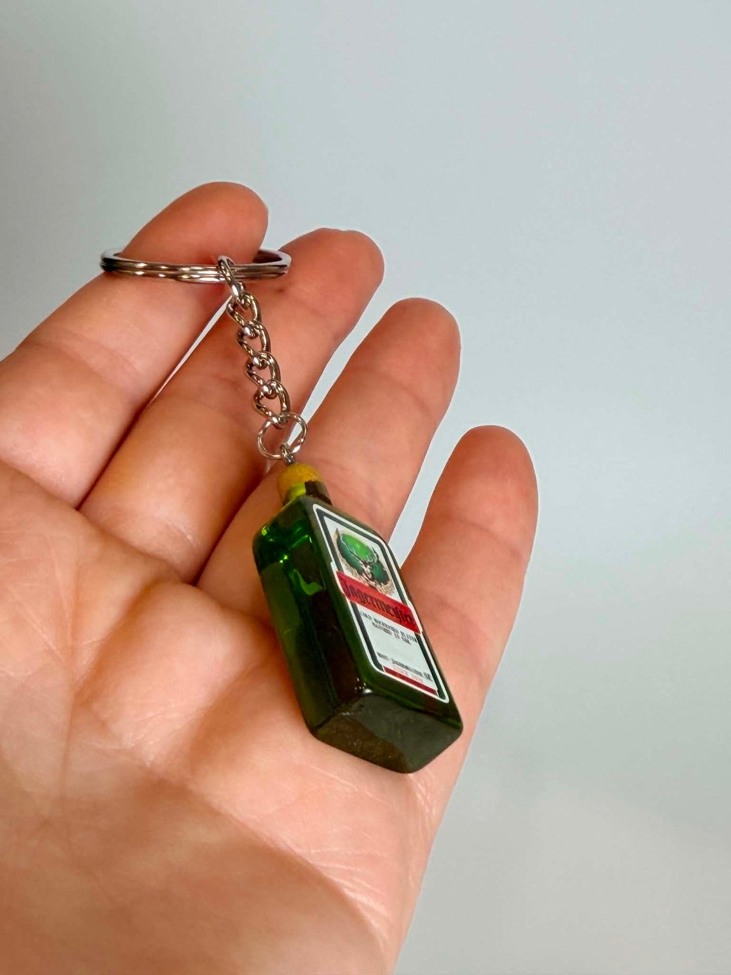 Mini drink Bottle Keychain Accessory