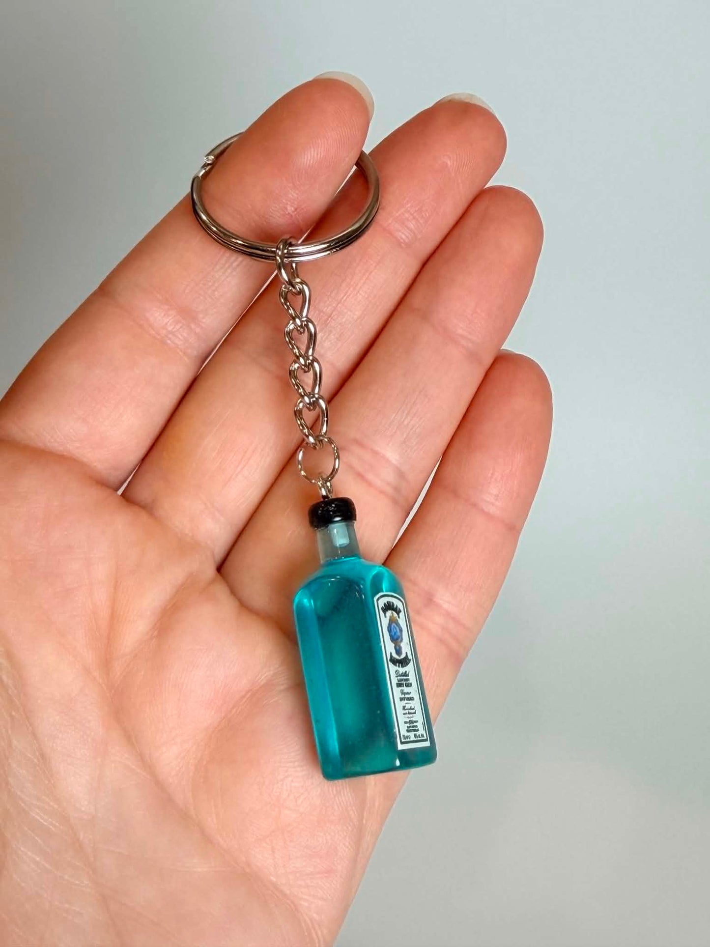 Mini drink Bottle Keychain Accessory Design
