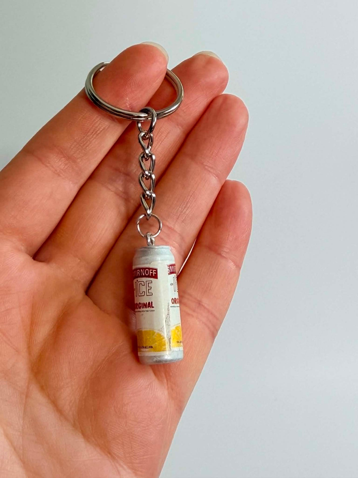 Mini drink Bottle Keychain Accessory Design