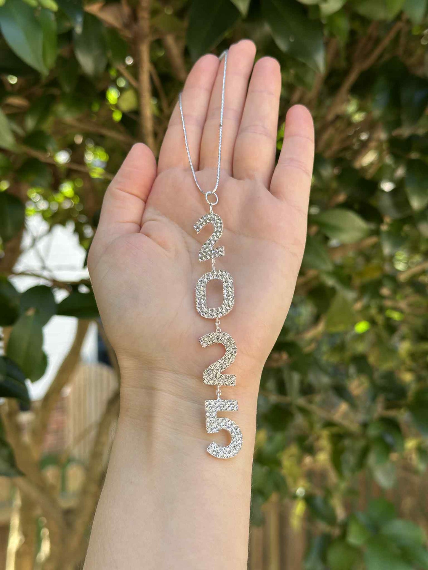 Bye Bye 2025 Ornament – Sparkling Number Decoration for New Year and Holiday Celebrations